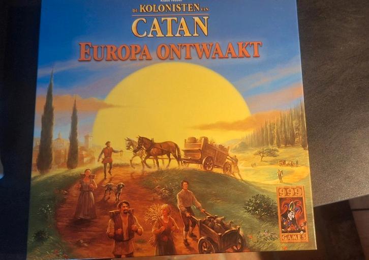 Kolonisten van Catan: Europa Ontwaakt, Hobby en Vrije tijd, Gezelschapsspellen | Bordspellen, Zo goed als nieuw, Drie of vier spelers