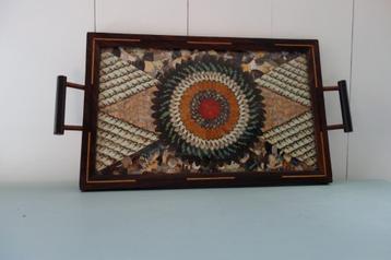 Prachtige vintage vlinder dienblad jaren 40/.50 beschikbaar voor biedingen