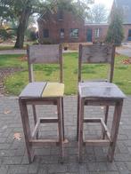 Barkrukken, Huis en Inrichting, Barkrukken, Ophalen, Met voetsteun, 90 cm of meer, Hout