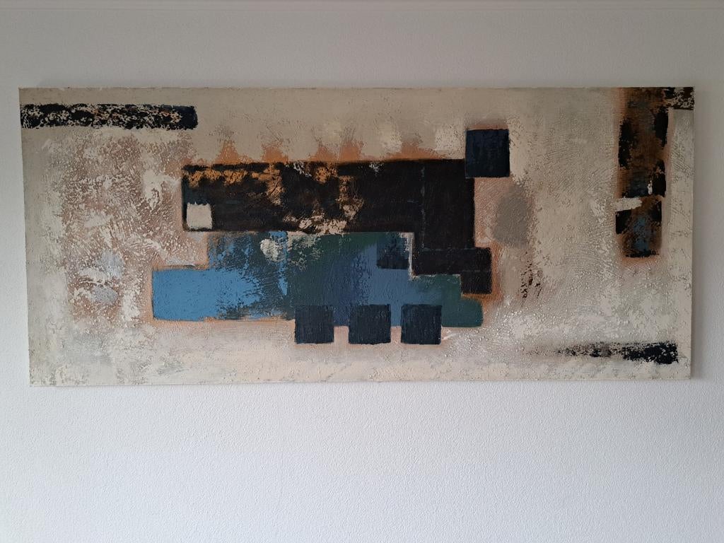 Cobra art schilderij, Ophalen, Zo goed als nieuw, Schilderij, 75 cm of meer