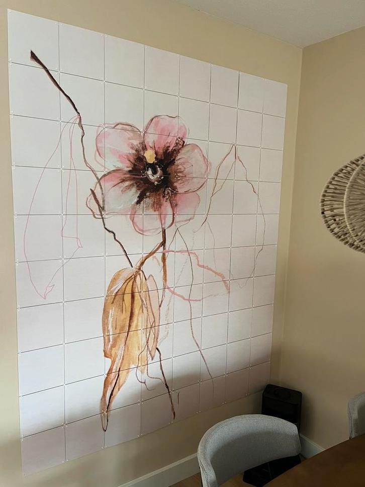 Ixxi Flower 160x200, Antiek en Kunst, Kunst | Schilderijen | Abstract, Ophalen of Verzenden