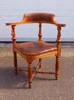 Antieke, Franse stoel, vintage fauteuil ca.1880, Ophalen