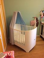 Leander kinderbed wieg meegroei bed wit, Kinderen en Baby's, Kinderkamer | Bedden, Ophalen, Gebruikt, 70 tot 85 cm, Minder dan 140 cm