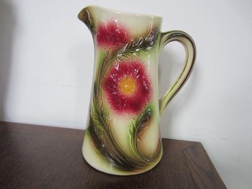 Prachtige franse jugenstil / art nouveau waterkan / wijnkan, Huis en Inrichting, Keuken | Servies, Zo goed als nieuw, Overige stijlen