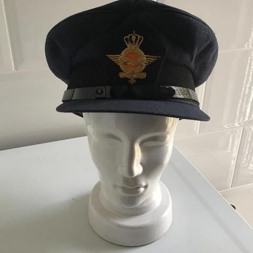 Luchtmacht officierspet maat 58, Verzamelen, Militaria | Algemeen, Luchtmacht, Helm of Baret, Nederland, Ophalen