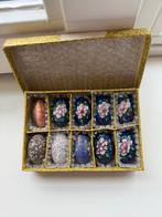 Cloisonne Eieren Set - Originele Doos, Antiek en Kunst, Antiek | Emaille, Ophalen of Verzenden