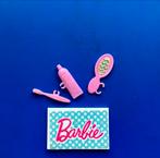 Barbie tandenpoetsset: tandenborstel, tandpasta, handspiegel, Ophalen of Verzenden, Zo goed als nieuw, Accessoires