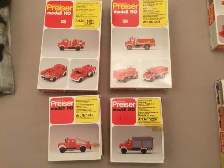 Kibri en Preiser modellen THW en Feuerwehr NIEUW, Hobby en Vrije tijd, Modelauto's | 1:87, Nieuw, Bus of Vrachtwagen, Overige merken