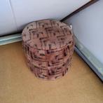 Poef met opbergmogelijkheid, Huis en Inrichting, Woonaccessoires | Schalen en Manden, Ophalen, Rond, Riet