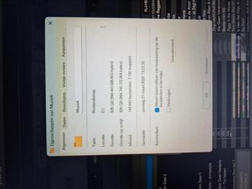 Extern Harde Schijf 2Tb met 926 gb muziek erop beschikbaar voor biedingen