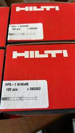 Hilti slagpluggen 5 doosjes van 100pcs 6/40x65 HPD-1, Doe-het-zelf en Verbouw, Ophalen of Verzenden, Nieuw, Minder dan 50 mm