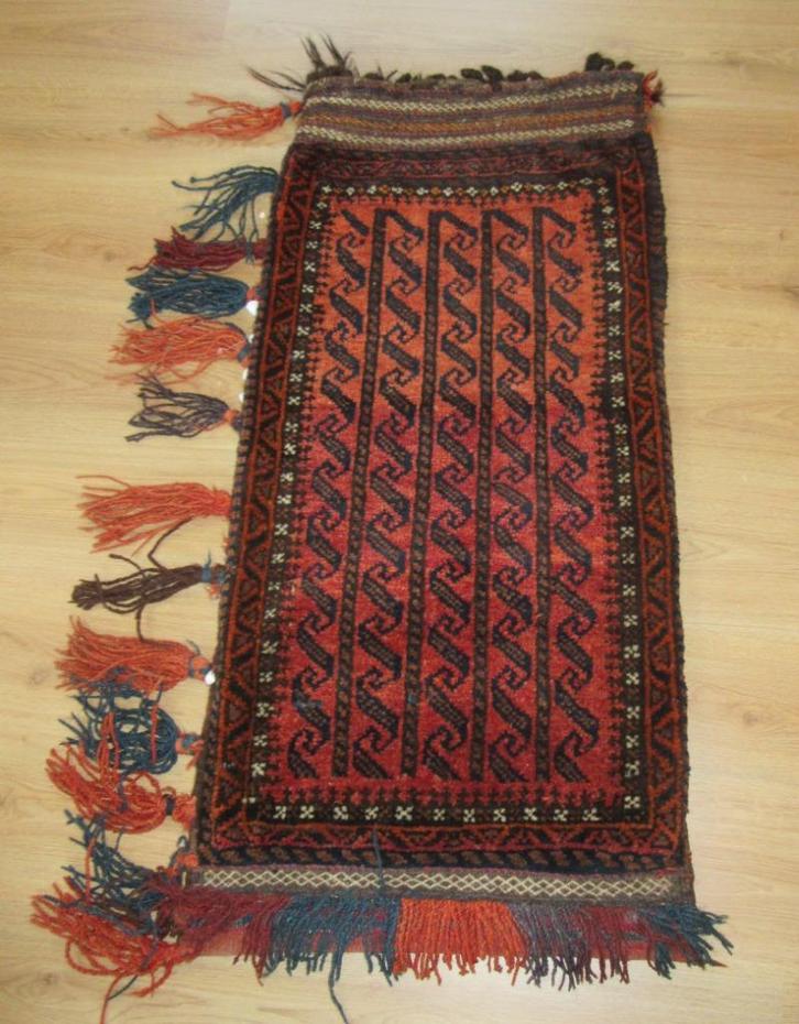 originele perzische zadeltas kamelentas pers kleed wol, Antiek en Kunst, Antiek | Woonaccessoires, Verzenden