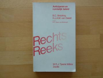 Anticiperen en ruimtelijk beleid, B.C. Brocking beschikbaar voor biedingen