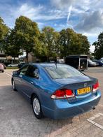 Honda Civic 1.3 Hybrid 2009 Automaat Blauw Top staat, Auto's, 65 €/maand, Stof, Zwart, Blauw