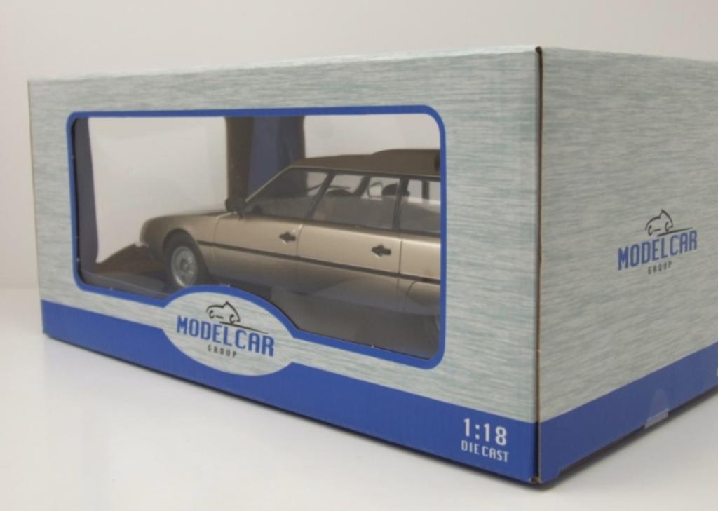 Citroen CX Break 1977 beige met. 1/18 MODELCAR ref. MCG18554, Hobby en Vrije tijd, Modelauto's | 1:18, Verzenden, Nieuw, Auto