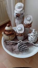 Houten schaal riverdale met assesoires, Huis en Inrichting, Ophalen, Zo goed als nieuw