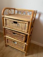 Rotan kastje, Ophalen, 1 of 2 laden, 50 tot 100 cm, Zo goed als nieuw