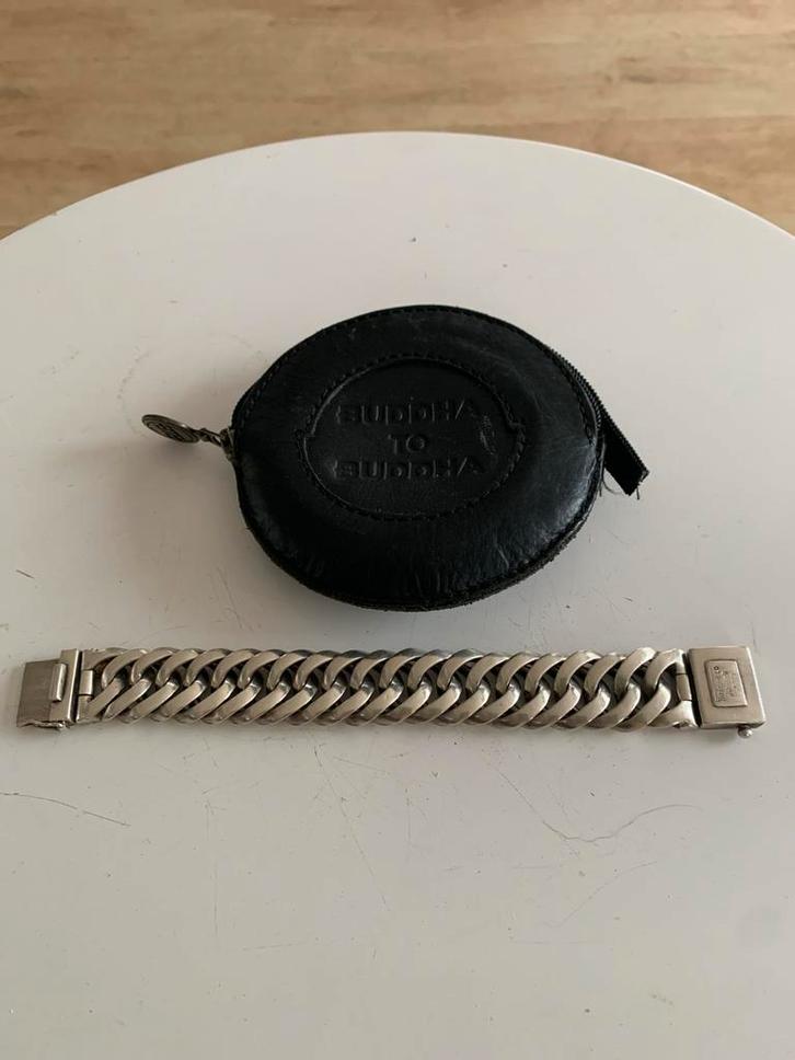 Buddha to Buddha Big Chain Zilveren Armband 21cm, Sieraden, Tassen en Uiterlijk, Armbanden, Zo goed als nieuw, Zilver, Ophalen of Verzenden