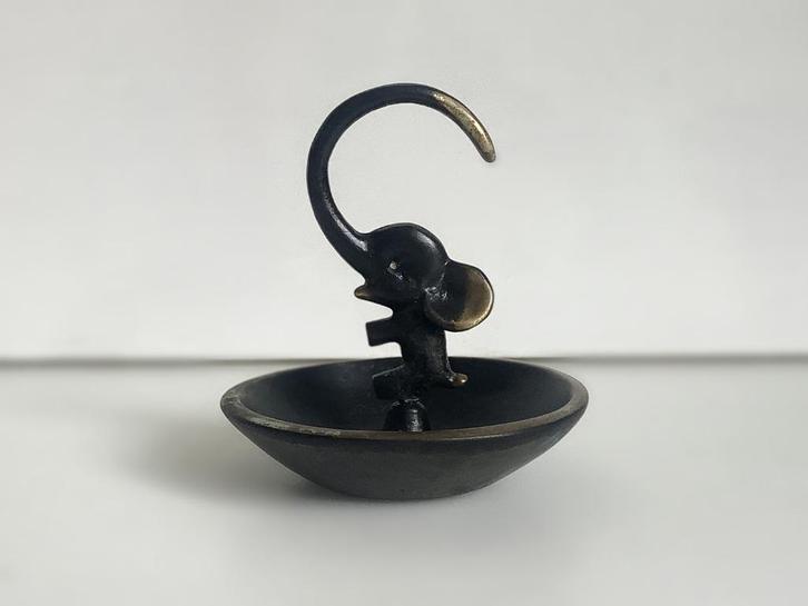 Walter Bosse Herta Baller Wenen olifant brons jaren 50, Antiek en Kunst, Antiek | Koper en Brons, Brons, Verzenden