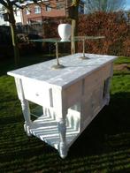 antieke toog toonbank keukeneiland keukenkast kookeiland, Huis en Inrichting, Ophalen, Gebruikt, Wit, 50 tot 100 cm