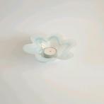 Mooi glazen schaaltje bloem model kleurtjes glas, Ophalen of Verzenden