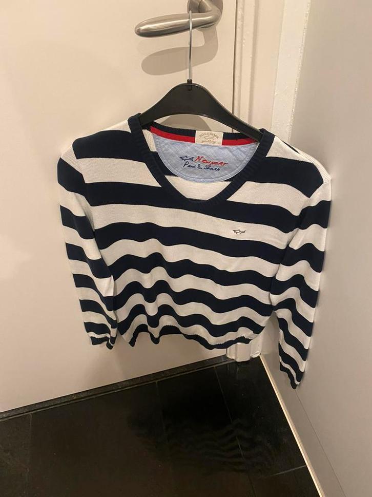 Paul en Shark damestrui maat L, Kleding | Dames, Truien en Vesten, Zo goed als nieuw, Maat 42/44 (L), Blauw, Verzenden