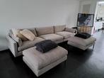 Design Bank, een BLIKVANGER ! NIEUW. incl 2  HOCKERS !, Huis en Inrichting, Banken | Bankstellen, Ophalen, Metaal, Rechte bank
