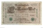Berlin 1000 mark 21/4//1910 45bb 7 green serial numbers, Ophalen of Verzenden, Duitsland, Los biljet
