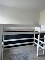 Lifetime Halfhoogslaper 90x200 Wit, Ophalen, 85 tot 100 cm, Zo goed als nieuw, Hoogslaper of Stapelbed