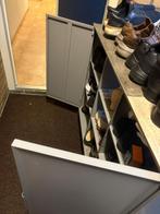 Schoenen kast metal grijs, Huis en Inrichting, Kasten | Roldeurkasten en Archiefkasten, Ophalen of Verzenden, Zo goed als nieuw