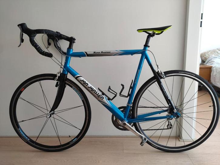 Racefiets Carbon - JanJansen - Shimano 105 - framemaat 63, Fietsen en Brommers, Fietsen | Racefietsen, Gebruikt, Heren, Overige merken