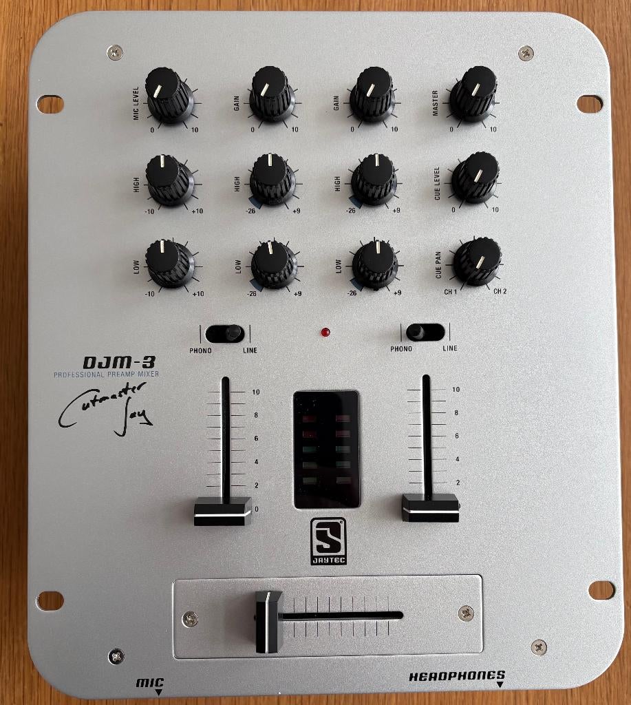 Aangeboden een nieuw Jaytec DJM 3, 2-kanaals mengpaneel., Ophalen of Verzenden, Nieuw, Minder dan 5 kanalen, Microfooningang