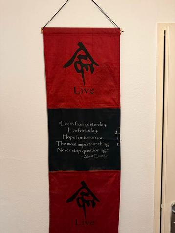 Decoratieve Wandhanger met Quote van Einstein beschikbaar voor biedingen