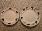 Gezocht! Ontbijt- en dinerborden groen Boerenbont Aquarelle, Huis en Inrichting, Ophalen of Verzenden, Zo goed als nieuw, Bord(en)