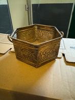 Koperen zeskantige plantenbak., Antiek en Kunst, Ophalen of Verzenden, Koper