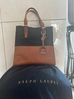 Leer canvas tas Ralph  €279 NP, Ophalen of Verzenden, Zo goed als nieuw, Blauw, Handtas