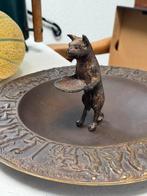 Bronzen beeldje Cat Butler ( Kat Ober ), Antiek en Kunst, Antiek | Koper en Brons, Ophalen of Verzenden, Brons