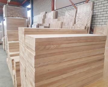Eiken traptreden 40 mm dikte, eiken bordessen en stootborden beschikbaar voor biedingen