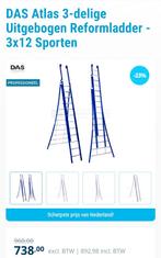 Das ladder 3x12 nieuwstaat, Doe-het-zelf en Verbouw, Ladders en Trappen, Ophalen, Zo goed als nieuw, 4 meter of meer