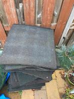 Rubberen Tegels - Speelplaats, Tuin, Tuin en Terras, Tegels en Klinkers, Ophalen, Gebruikt, Rubber, Minder dan 5 m²