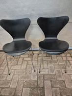 Arne Jacobsen Serie 7 Stoelen - Set van 2, Huis en Inrichting, Stoelen, Ophalen, Arne Jacobsen, Gebruikt, Twee