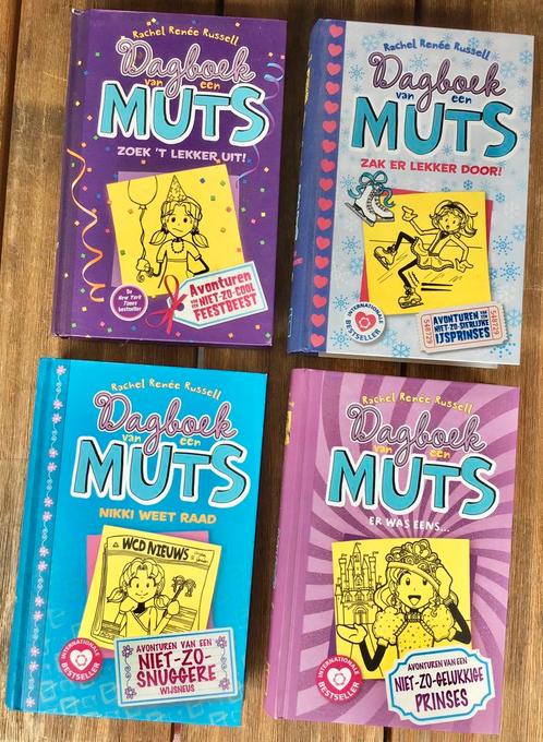 DAGBOEK VAN EEN MUTS DEEL 2,4,5 EN 8, Boeken, Kinderboeken | Jeugd | 10 tot 12 jaar, Gelezen, Ophalen of Verzenden