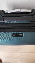 Koffer TRVL More Groen-blauw, bagage-formaat, Ophalen, Hard kunststof, Minder dan 50 cm, Zo goed als nieuw