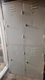 Metalen Locker Kast - 4 Deuren, Huis en Inrichting, Kasten | Lockerkasten, Ophalen of Verzenden, Gebruikt, Industrieel