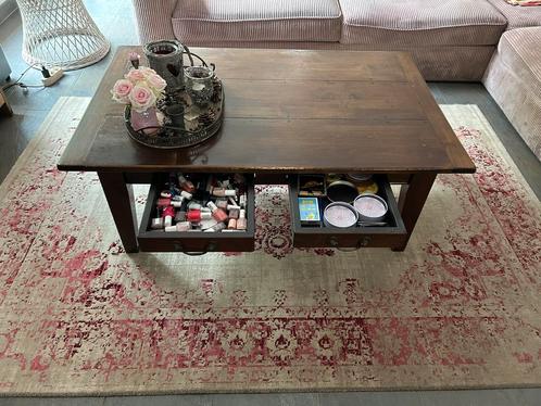 Salontafel van kersenhout, Huis en Inrichting, Tafels | Salontafels, Gebruikt, Minder dan 50 cm, 50 tot 100 cm, 100 tot 150 cm