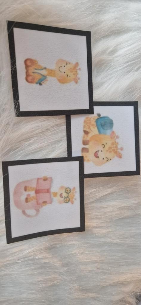 Handgemaakte Bedanktkaartjes Giraffe, Hobby en Vrije tijd, Kaarten | Zelfgemaakt, Nieuw, Ophalen of Verzenden