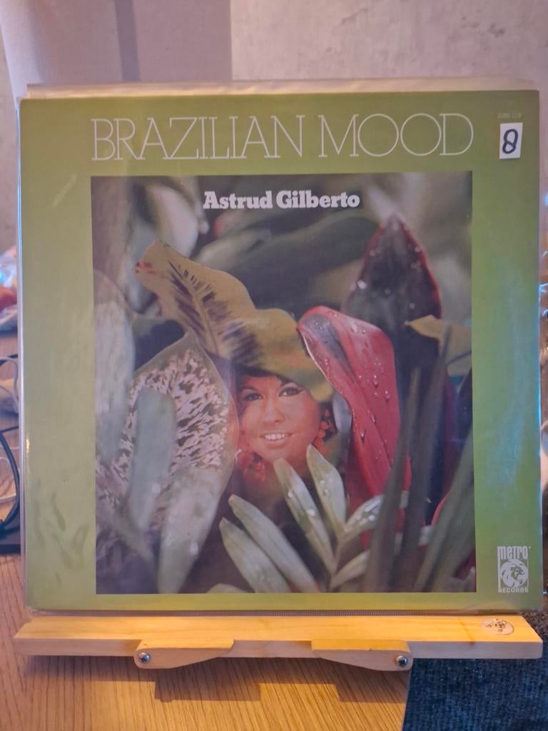 Lp: astrud gilberto - brazilian mood, Ophalen of Verzenden, Gebruikt, 12 inch