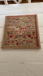 Antieke merklap uit 1874, Antiek en Kunst, Ophalen of Verzenden