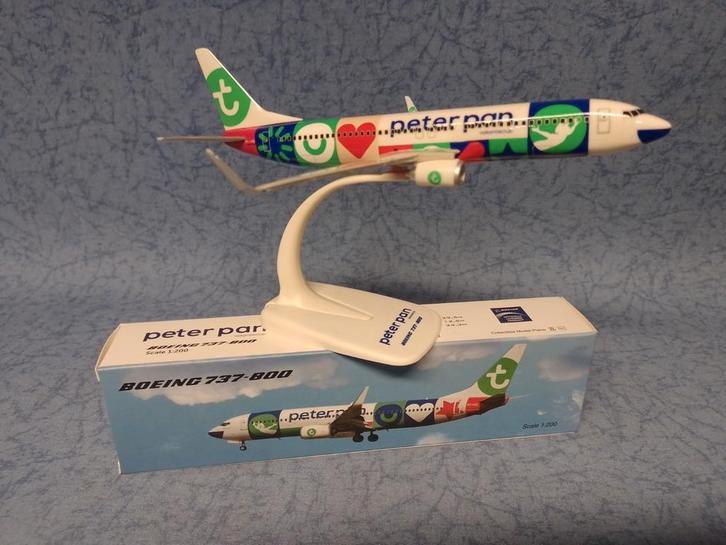 Boeing 737-800 Peter Pan (nieuw), Verzamelen, Luchtvaart en Vliegtuigspotten, Nieuw, Schaalmodel, Ophalen of Verzenden