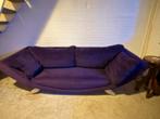 Paarse Fluwelen Design Bank €150, Ophalen, Gebruikt, Driepersoons, 75 tot 100 cm